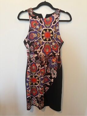 Shona Joy A-Line Dress with Print Pattern Design - 4